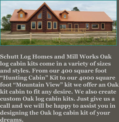 Schutt Log Homes And Mill Works