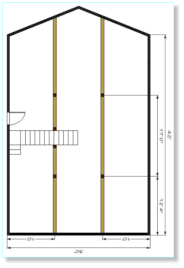 2800 sq ft Chalet- Garage