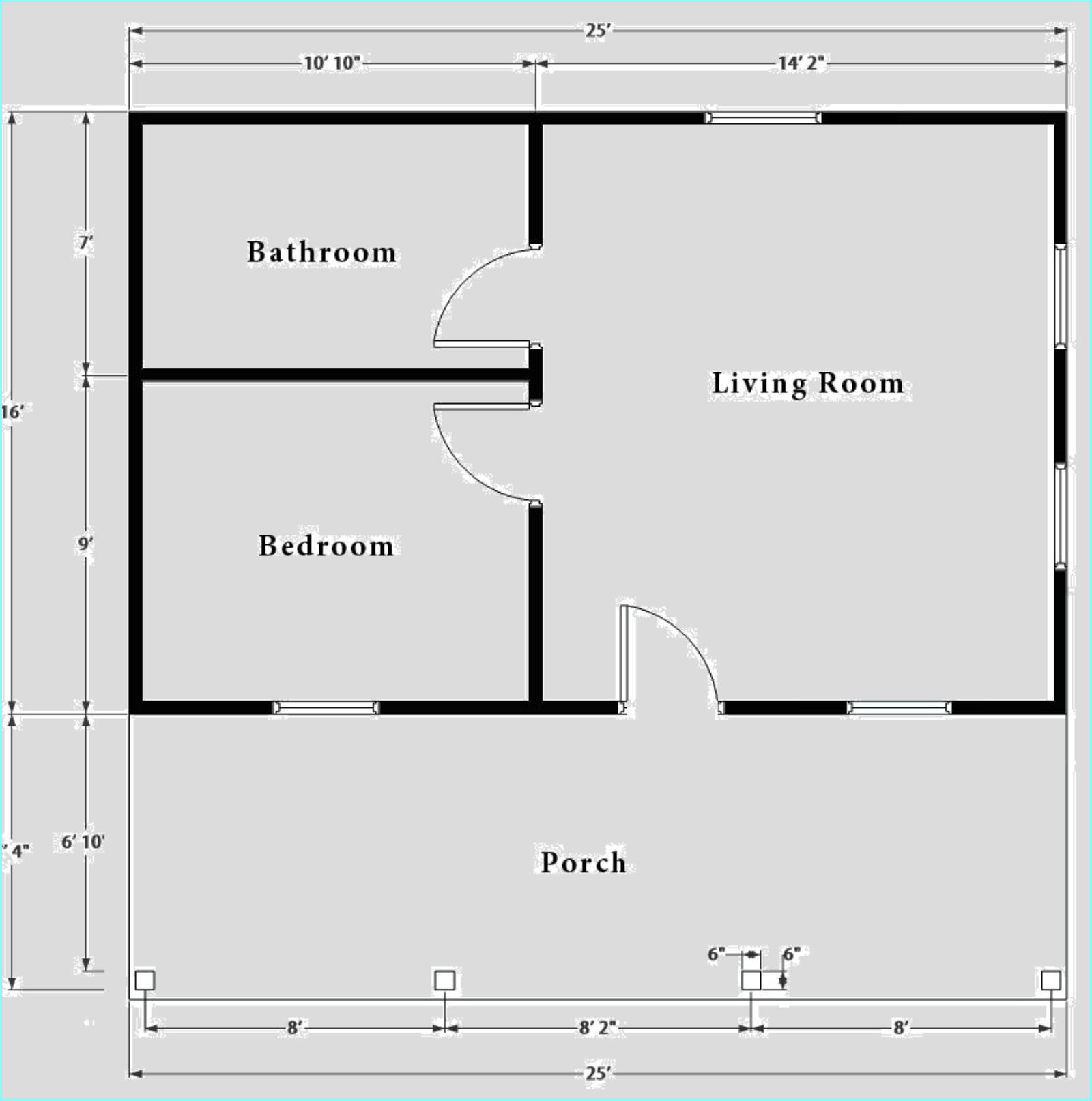 small hunting cabin floor plans