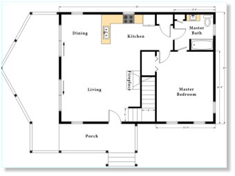 2 bedroom Chalet 1st Floor