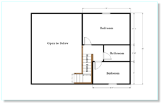 3 Bedroom Chalet- 2nd floor Floor Plan