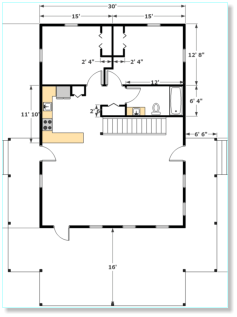 1st Floor Plan